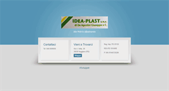 Desktop Screenshot of ideaplast.it