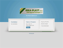 Tablet Screenshot of ideaplast.it